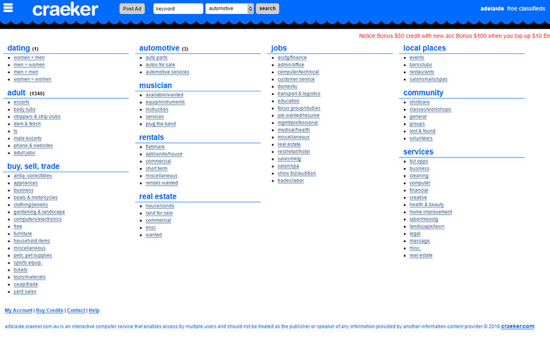 Craeker 澳洲分類(lèi)信息網(wǎng)